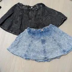 デニム スカート 2点セット