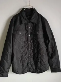 新品　RVCA ブラック キルティングシャツ　ジャケット