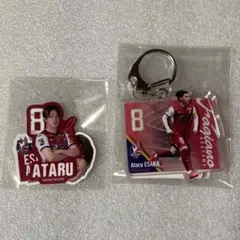 ファジアーノ岡山　レイヤーアクリルキーホルダー・ステッカー　江坂任選手