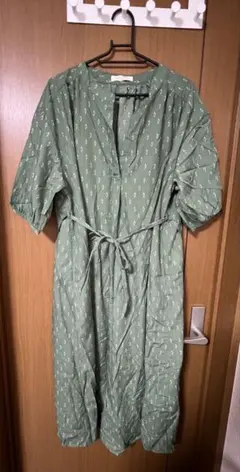 chocol raffine 花柄ワンピース　グリーン　Fサイズ