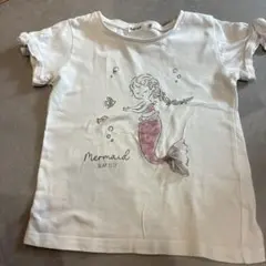 SLAP SLIP マーメイド柄 半袖Tシャツ ホワイト 100cmのサムネイル