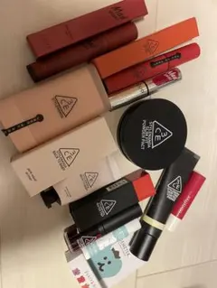 3CE コスメ まとめ売り ベースメイク+リップ　韓国コスメ