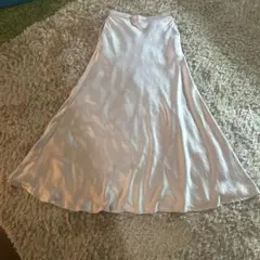 ロングスカート ベージュ