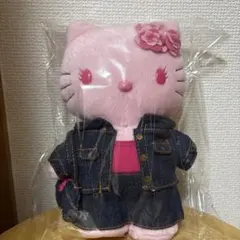 ハローキティ デニムジャケット ぬいぐるみ