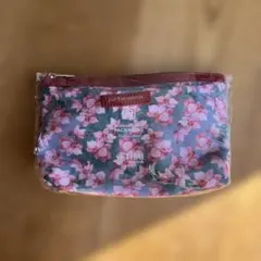 タイ航空　JIM THOMPSON 花柄ポーチ