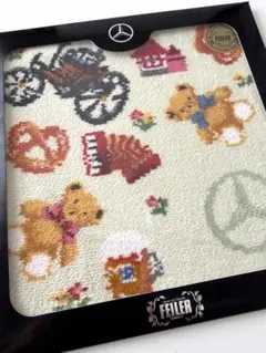 【新品未開封】フェイラー×メルセデスベンツ ベアー ハンカチ レア 箱付き