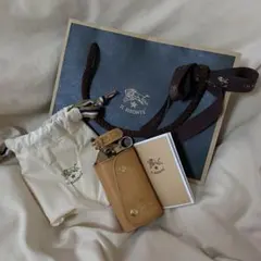 IL BISONTE レザーキーケース ベージュ