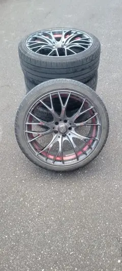 極美品ガリ傷無し！weds MAVERICK235/35/19 ホイールセット