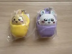 ちいかわ おくるみマスコットチャーム うさぎ モモンガ