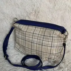 美品✨サリア salire バッグ　ショルダーバッグ　ポーチ　チェックのサムネイル