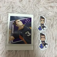 ハイキュー!! 東峰旭 ぱしゃこれ、ミニステッカー