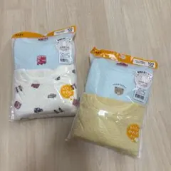 新品キッズ長袖肌着シャツ4枚セット 男の子 100cm