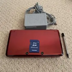 【動作良好】ニンテンドー3DSフレアレッド