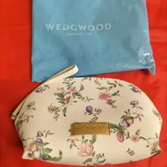 ♥激安WEDGWOOD フラワー柄ポーチ