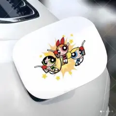 パワーパフガールズ カーステッカー 車 給油口ステッカー