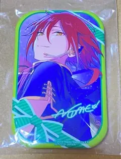 逆先夏目 あんスタ 一番カフェ スクエア缶 缶バッジ