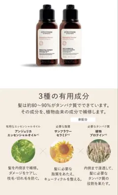 さいとう‼︎ ロクシタンシャンプー＆コンディショナーマスク 3点セット ‼︎ ロクシタン シャンプー・コンディショナー・マスクセット 計30包
