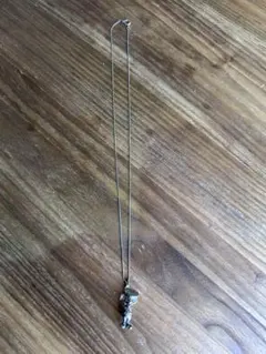 ビンテージ シルバー ミッキー ネックレス