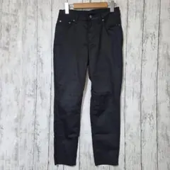 SHOO-LA-RUE シューラルー テーパードパンツ 黒 M 無地 ワールドのサムネイル