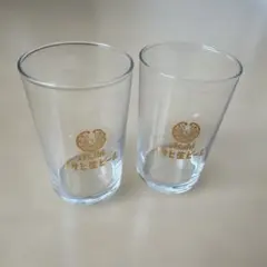 ガラス製飲料用グラス 2個セット