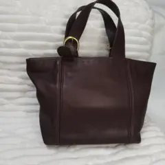 old　COACH　オールド　コーチ　ハンドバッグ　ダークブラウン
