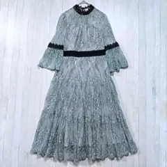 ルイルエブティック シャンテリーレースティアードドレス