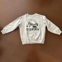 UNIQLO 120 トレーナー Let's Go Fishingのサムネイル