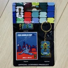 ワールドカップ 2026 W杯 日本代表FIFA キーホルダー バッチ ダラス