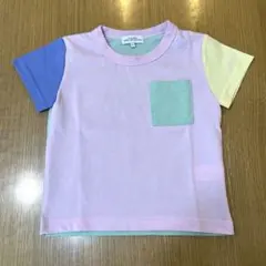 グリーンレーベルリラクシング パステルカラー 切り替え Tシャツ 95のサムネイル
