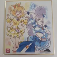 プリキュア色紙アート4　フレッシュプリキュア　　キュアパイン&キュアベリーのサムネイル