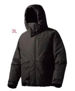 X-Shelter断熱材 フード付きジャケット ブラック 3Lサイズ