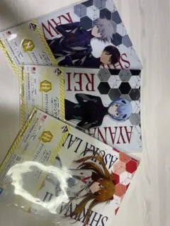 【エヴァンゲリオン】一番くじ　クリアファイル&ステッカーセット