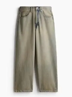 H&M スーパーバギーデニム　ブルーグレー