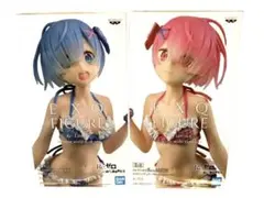 リゼロ EXQ フィギュア ラムとレムのスペシャルアソート 水着 ラム レム