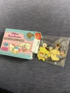 ちいかわ サンリオ コラボ ポムポムプリン うさぎ ピンバッジ