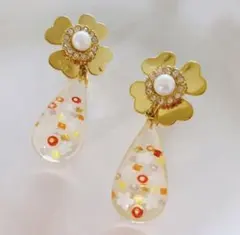 【値下】ジルバイジルスチュアート　ロージーモンスター フラワー　花　イヤリング