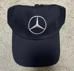 Mercedes-Benz ロゴ刺繍 キャップ ブラック　ベンツ　キャップ