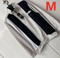 訳ありMサイズメンズハーフジップトレーナー　サンタバーバラポロクラブ