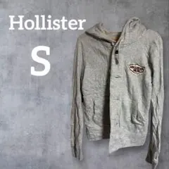 汚れあり　Hollister フード付きカーディガン 【S 】のサムネイル