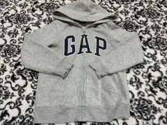 【GAP】ロゴジップパーカー♡グレー♡Mサイズ