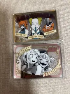 ヒロアカ　ヒロアカ原画展　パブミラー風　アクリルステッカー