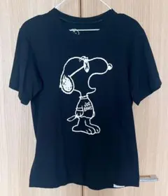 UNIQLO PEANUTS　KAWS　スヌーピー　Tシャツ　ブラック　XSのサムネイル