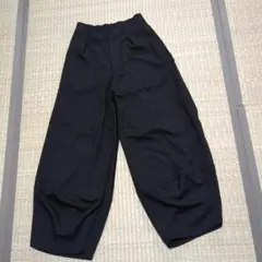 1697　中川政七商店　ウールサルエルパンツ　黒 1697 中川政七商店 ウールサルエルパンツ 黒 - メルカリ