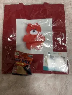 mojojojo くじ トートバッグ 赤・マスコットバスボール