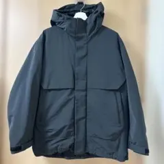 美品 UNIQLO+J ハイブリッドダウンオーバーサイズパーカL ダークグリーン