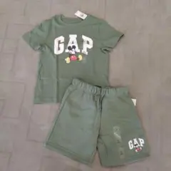 ベビーギャップ ミッキー 半袖 Tシャツ ショートパンツ 短パン 110 新品