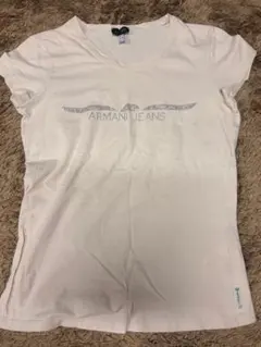 ARMANI JEANS ラインストーン ロゴ Tシャツのサムネイル