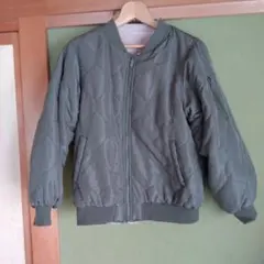 オリーブグリーン キルティングジャケット Mサイズ