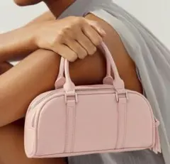 タグ付き新品 Zara ザラ　ミニボストンバッグ ピンク
