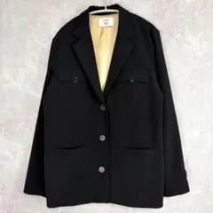 【joueti】ジュエティ テーラードジャケット 黒 M 大人モード 着回し抜群のサムネイル